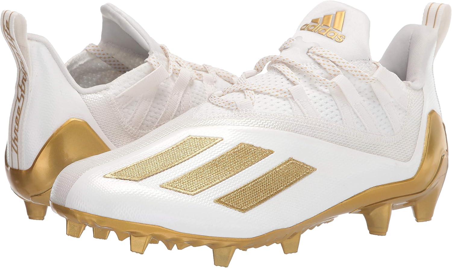 imageadidas Mens Adizero Football CleatsWhiteGold MetallicCore White