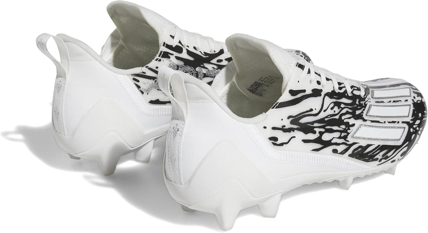 imageadidas Mens Adizero Football CleatsWhiteSilver MetallicBlack