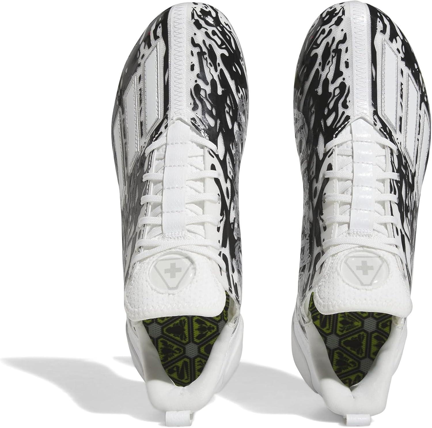 imageadidas Mens Adizero Football CleatsWhiteSilver MetallicBlack