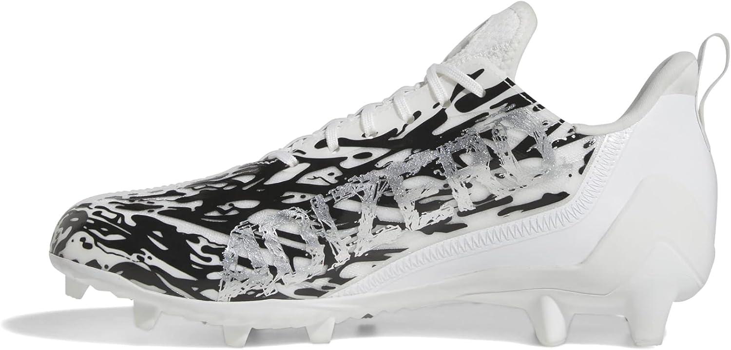imageadidas Mens Adizero Football CleatsWhiteSilver MetallicBlack