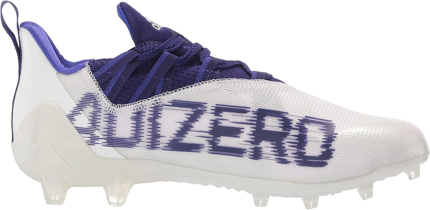 imageadidas Mens Adizero Football CleatsWhiteTeam College PurpleNight Flash
