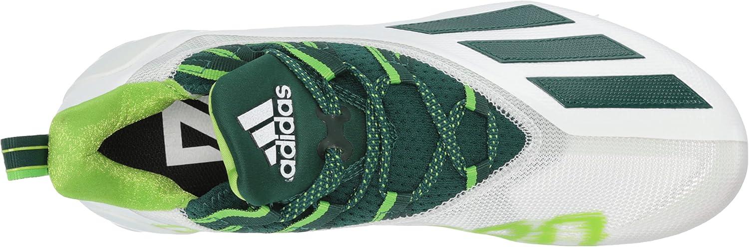 imageadidas Mens Adizero Football CleatsWhiteTeam Dark GreenTeam Semi Sol Green