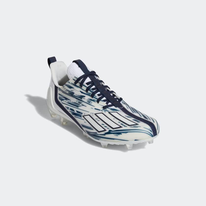 imageadidas Mens Adizero Football CleatsWhiteTeam Navy BlueWhite