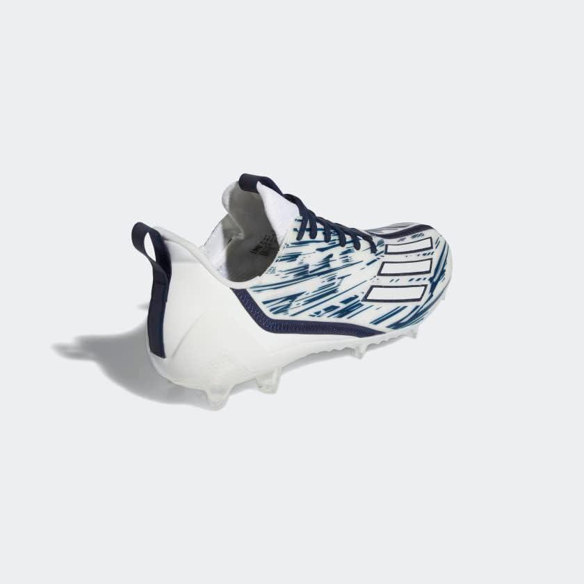 imageadidas Mens Adizero Football CleatsWhiteTeam Navy BlueWhite