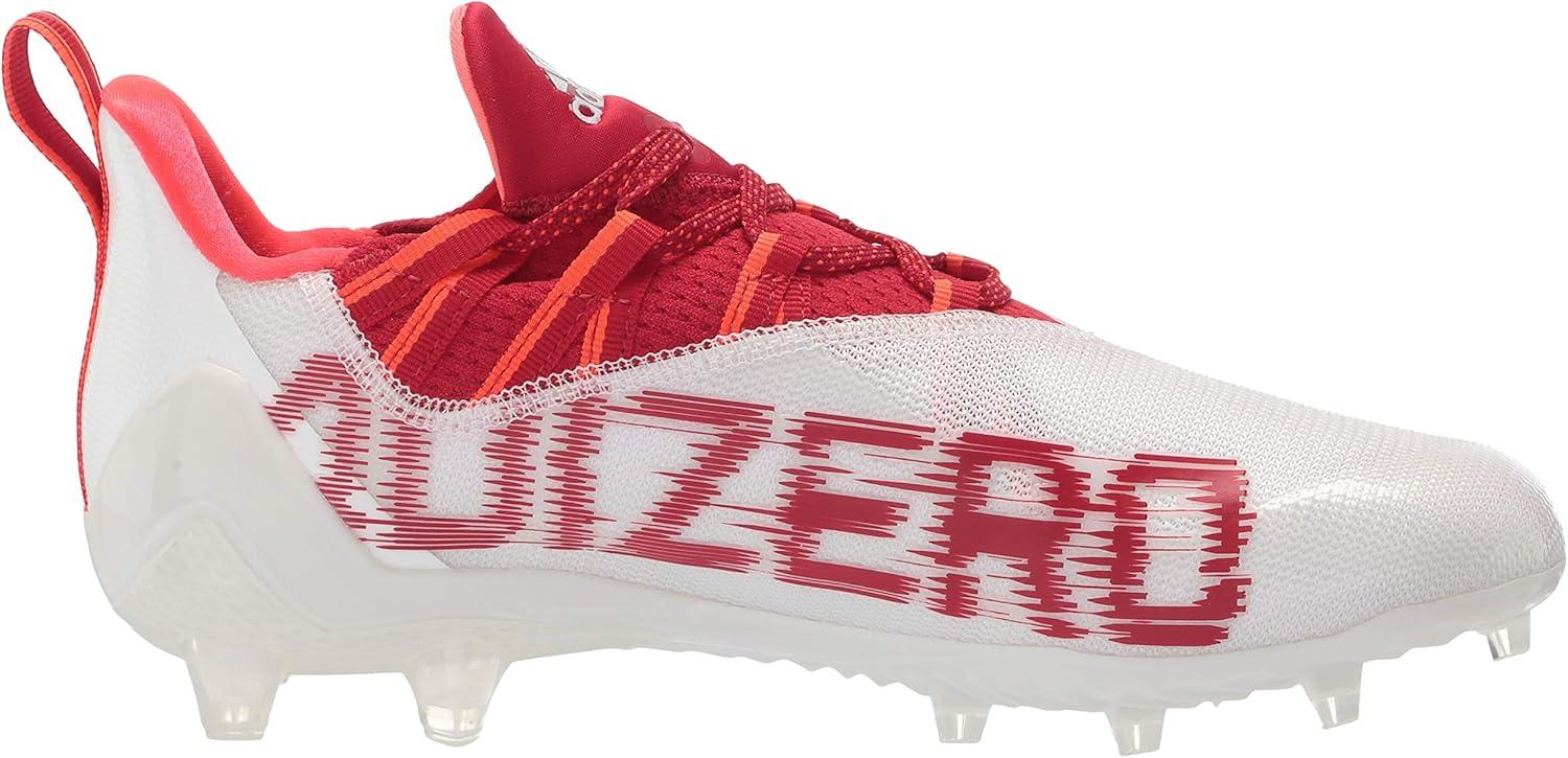 imageadidas Mens Adizero Football CleatsWhiteTeam Power RedSolar Red
