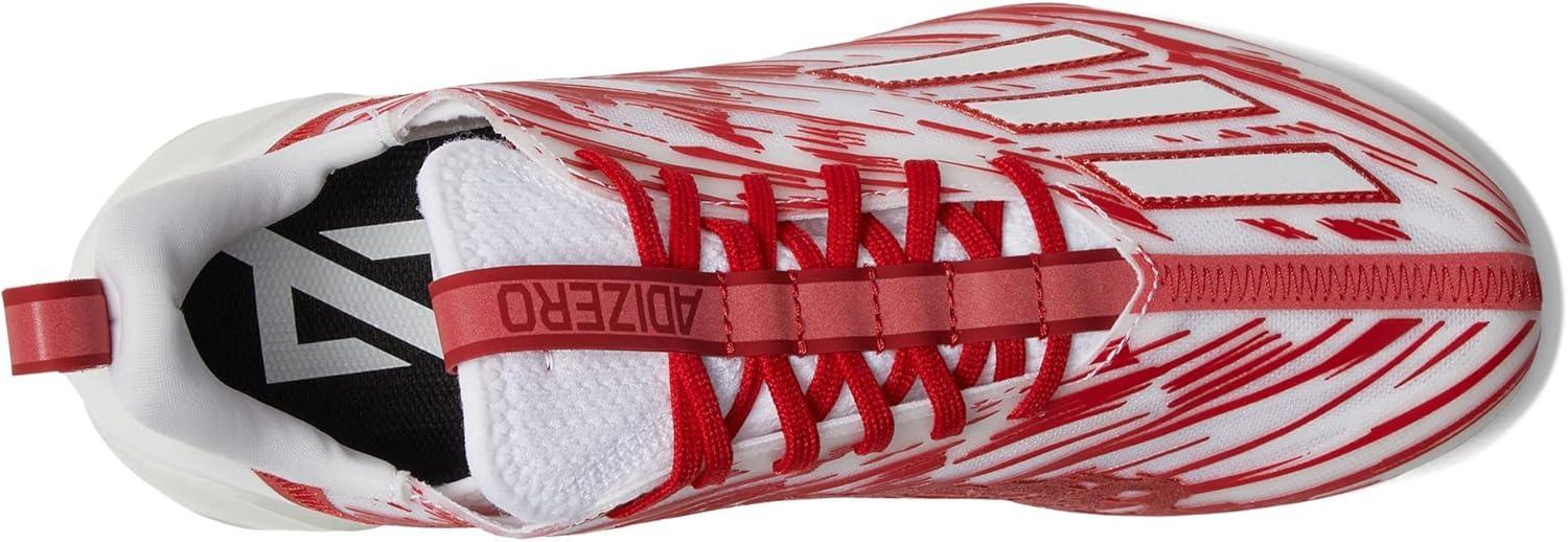 imageadidas Mens Adizero Football CleatsWhiteTeam Power RedWhite