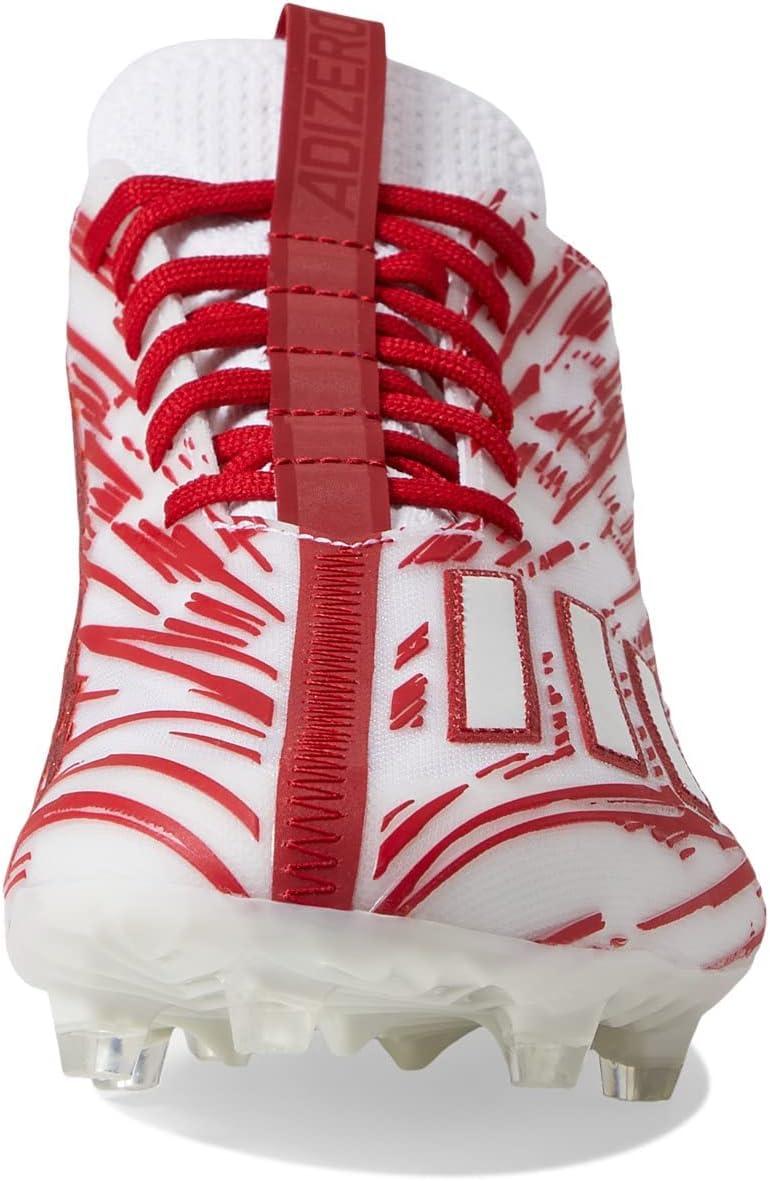 imageadidas Mens Adizero Football CleatsWhiteTeam Power RedWhite