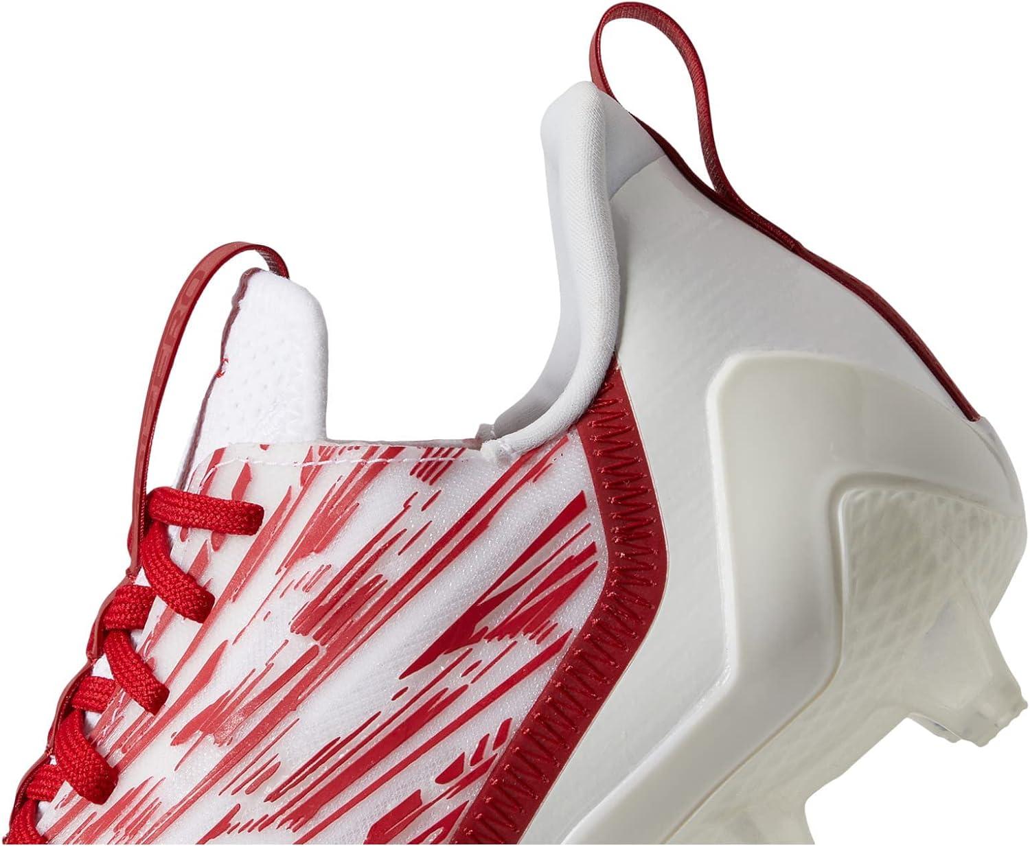 imageadidas Mens Adizero Football CleatsWhiteTeam Power RedWhite