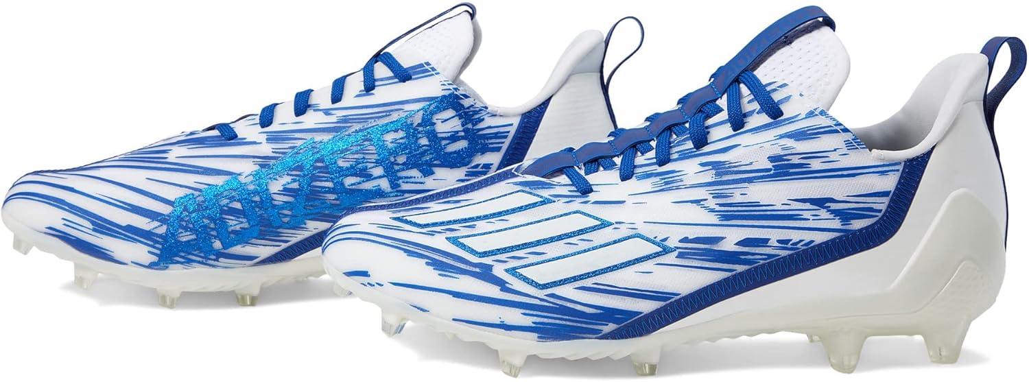 imageadidas Mens Adizero Football CleatsWhiteTeam Royal BlueWhite
