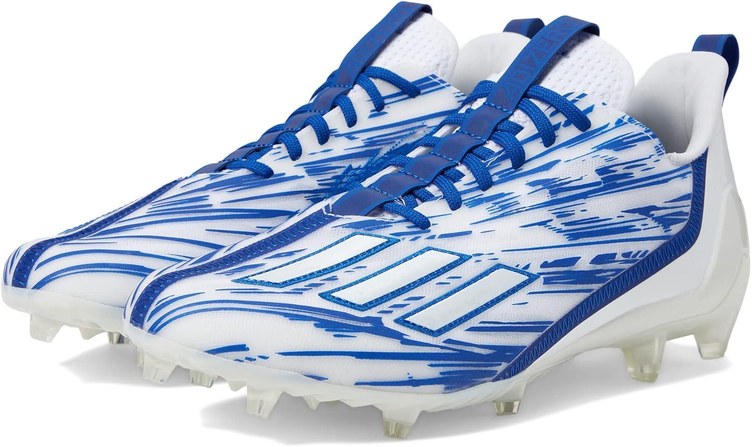 imageadidas Mens Adizero Football CleatsWhiteTeam Royal BlueWhite