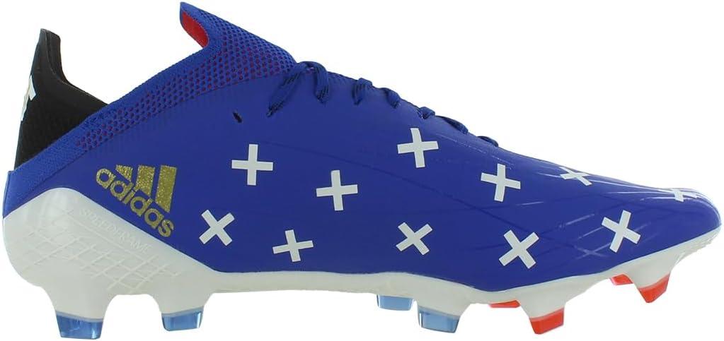 imageadidas Mens Adizero Scorch Football ShoeBold BlueWhiteVivid Red