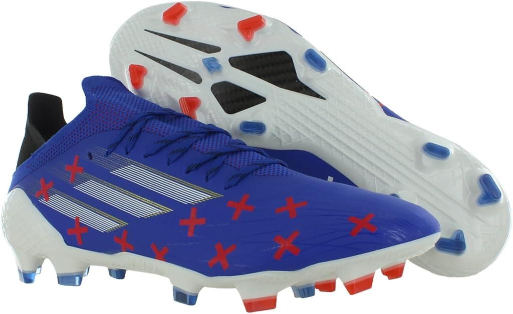 imageadidas Mens Adizero Scorch Football ShoeBold BlueWhiteVivid Red