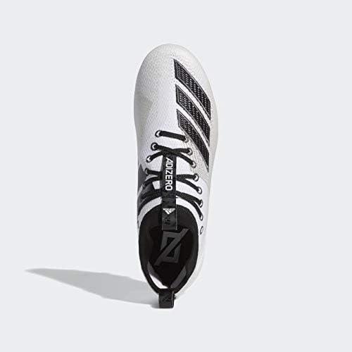 imageadidas Mens Adizero Scorch Football ShoeWhiteBlackGrey