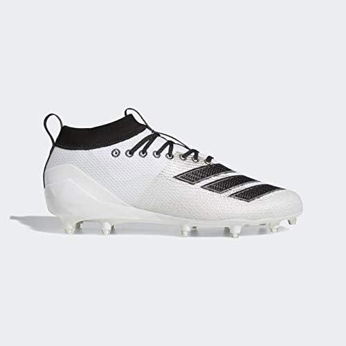 imageadidas Mens Adizero Scorch Football ShoeWhiteBlackGrey