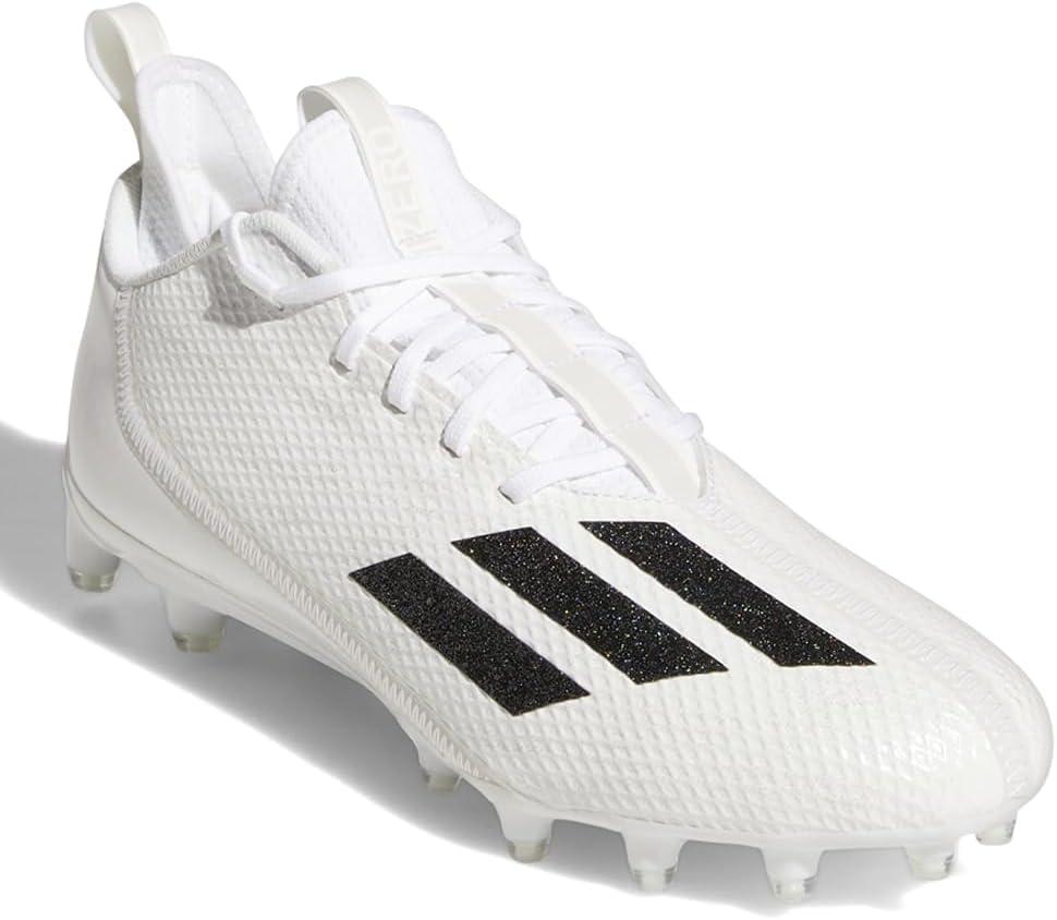 imageadidas Mens Adizero Scorch Football ShoeWhiteBlackWhite