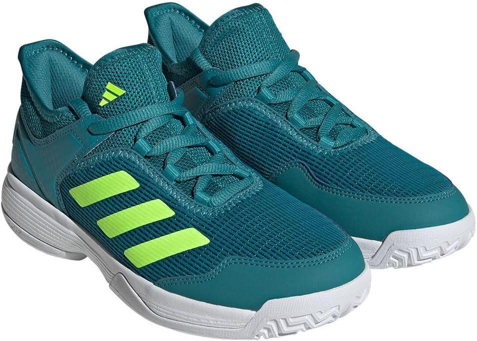 imageadidas Mens Adizero Ubersonic 4 Tennis ShoeArctic FusionLucid LemonWhite