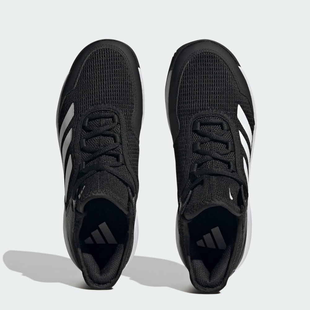 imageadidas Mens Adizero Ubersonic 4 Tennis ShoeCore BlackWhiteWhite