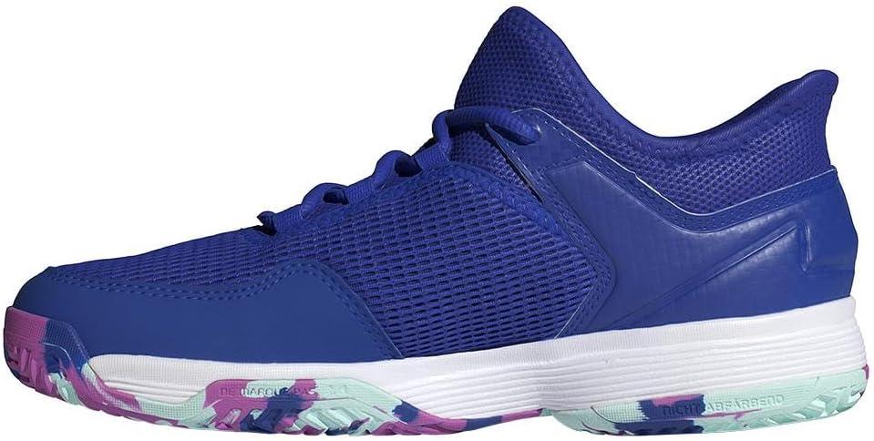 imageadidas Mens Adizero Ubersonic 4 Tennis ShoeLucid BlueWhitePurple Burst