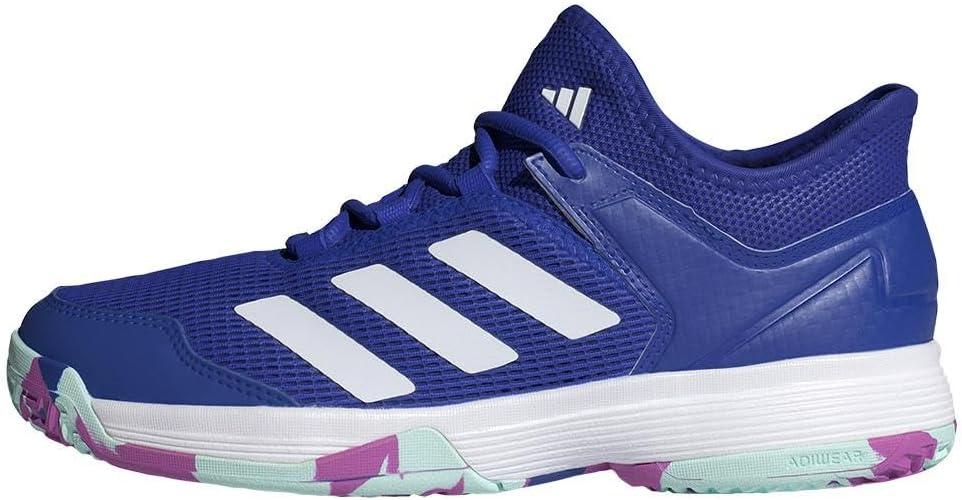 imageadidas Mens Adizero Ubersonic 4 Tennis ShoeLucid BlueWhitePurple Burst