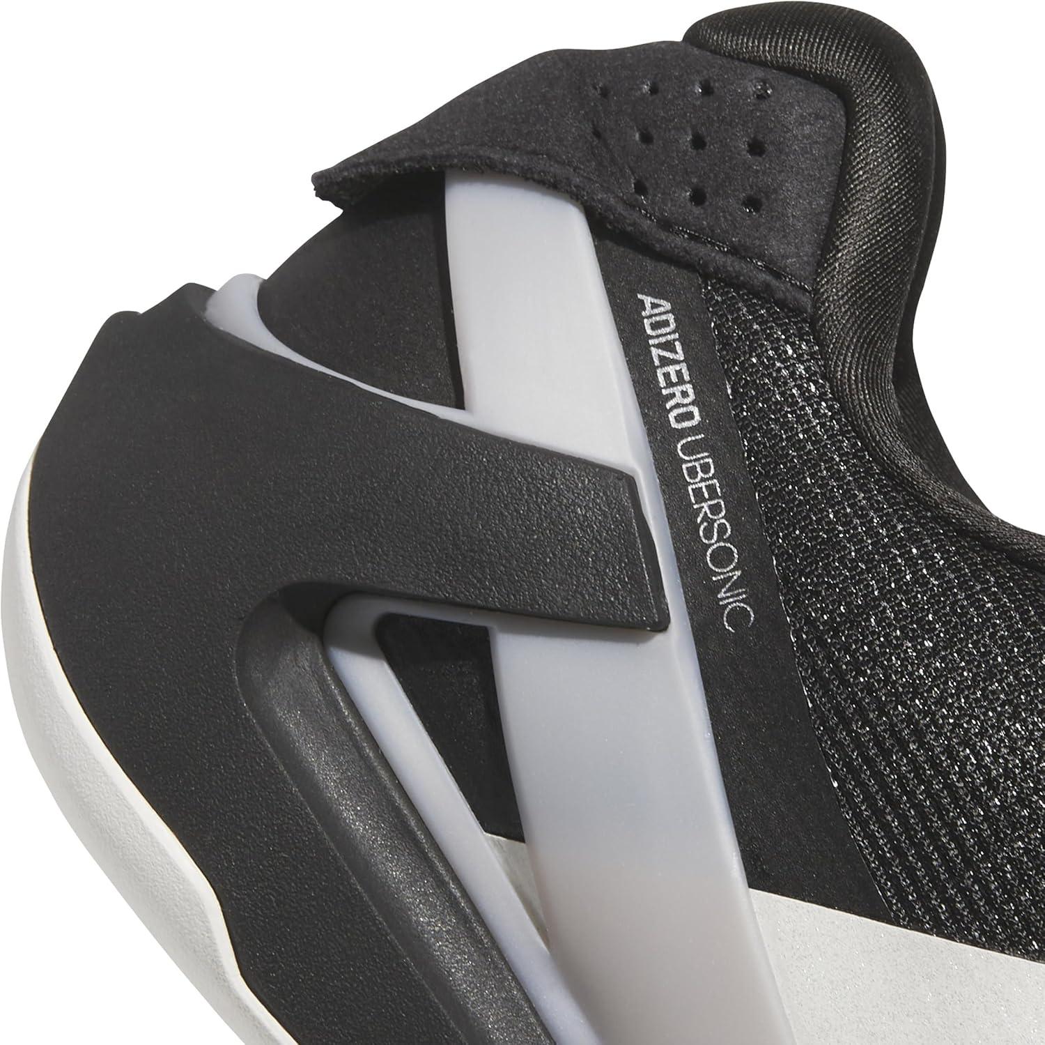 imageadidas Mens Adizero Ubersonic 5 TennisBlackZero MetallicSilver Metallic