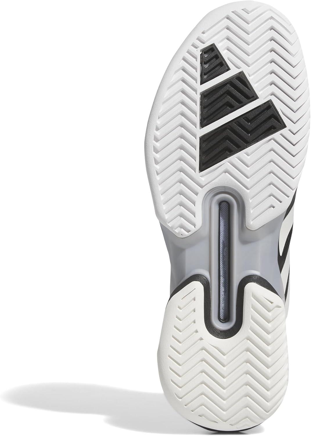 imageadidas Mens Adizero Ubersonic 5 TennisBlackZero MetallicSilver Metallic