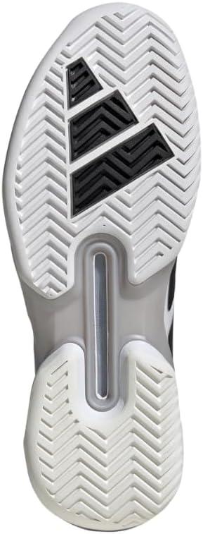 imageadidas Mens Adizero Ubersonic 5 TennisWhiteBlackSilver Metallic