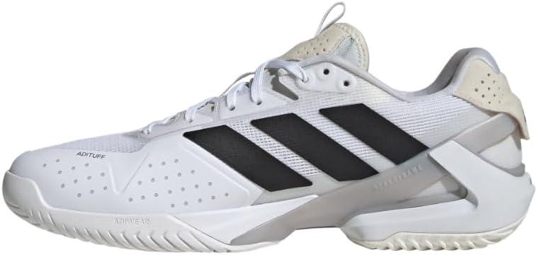 imageadidas Mens Adizero Ubersonic 5 TennisWhiteBlackSilver Metallic