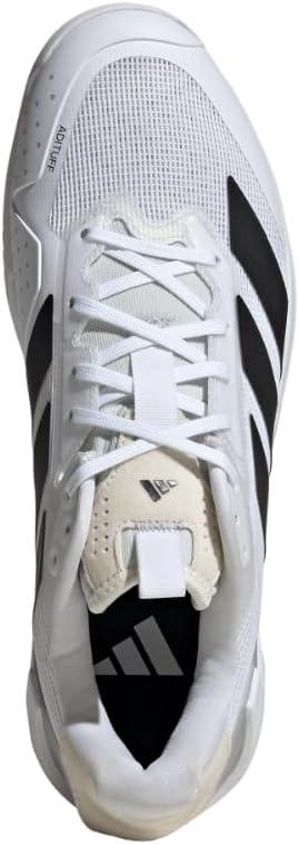 imageadidas Mens Adizero Ubersonic 5 TennisWhiteBlackSilver Metallic
