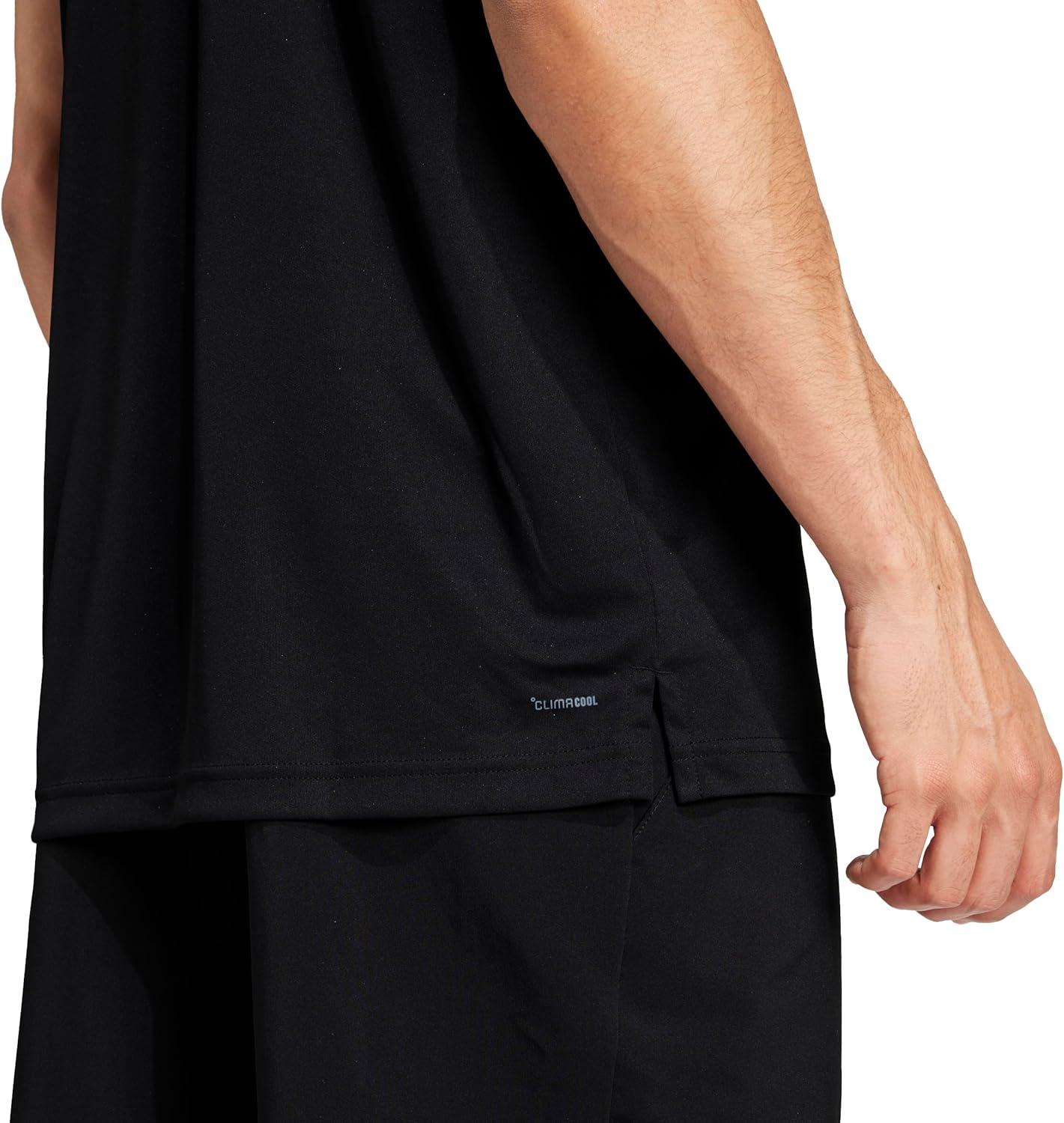 imageadidas Mens Club Tennis Climacool 3Stripes Polo ShirtBlack