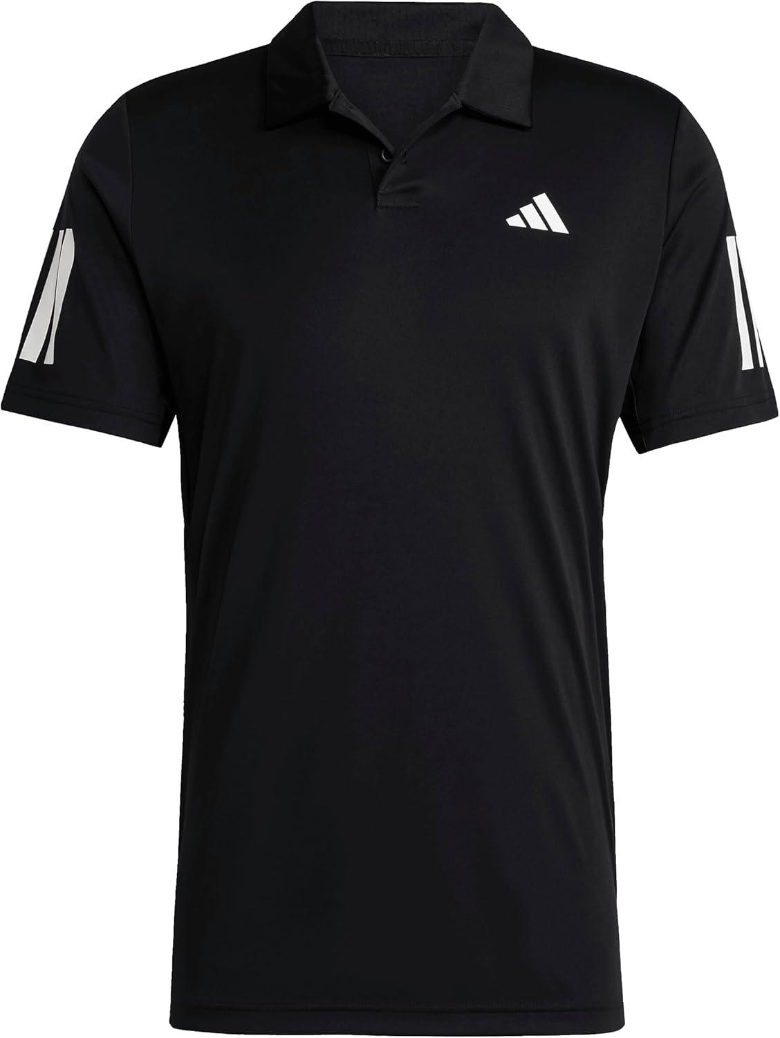 imageadidas Mens Club Tennis Climacool 3Stripes Polo ShirtBlack