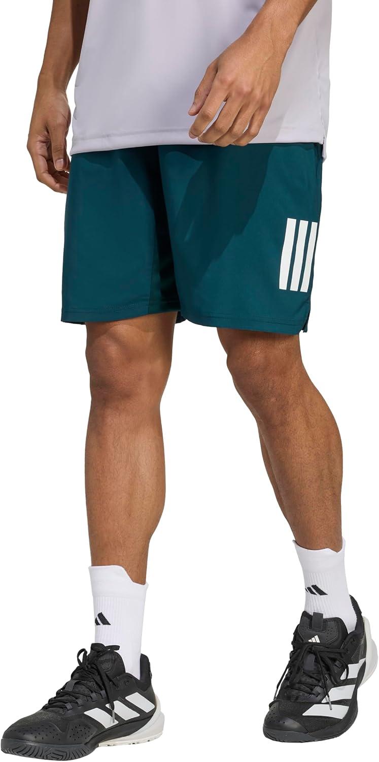 imageadidas Mens Club Tennis Climacool 3Stripes ShortsAurora Ivy