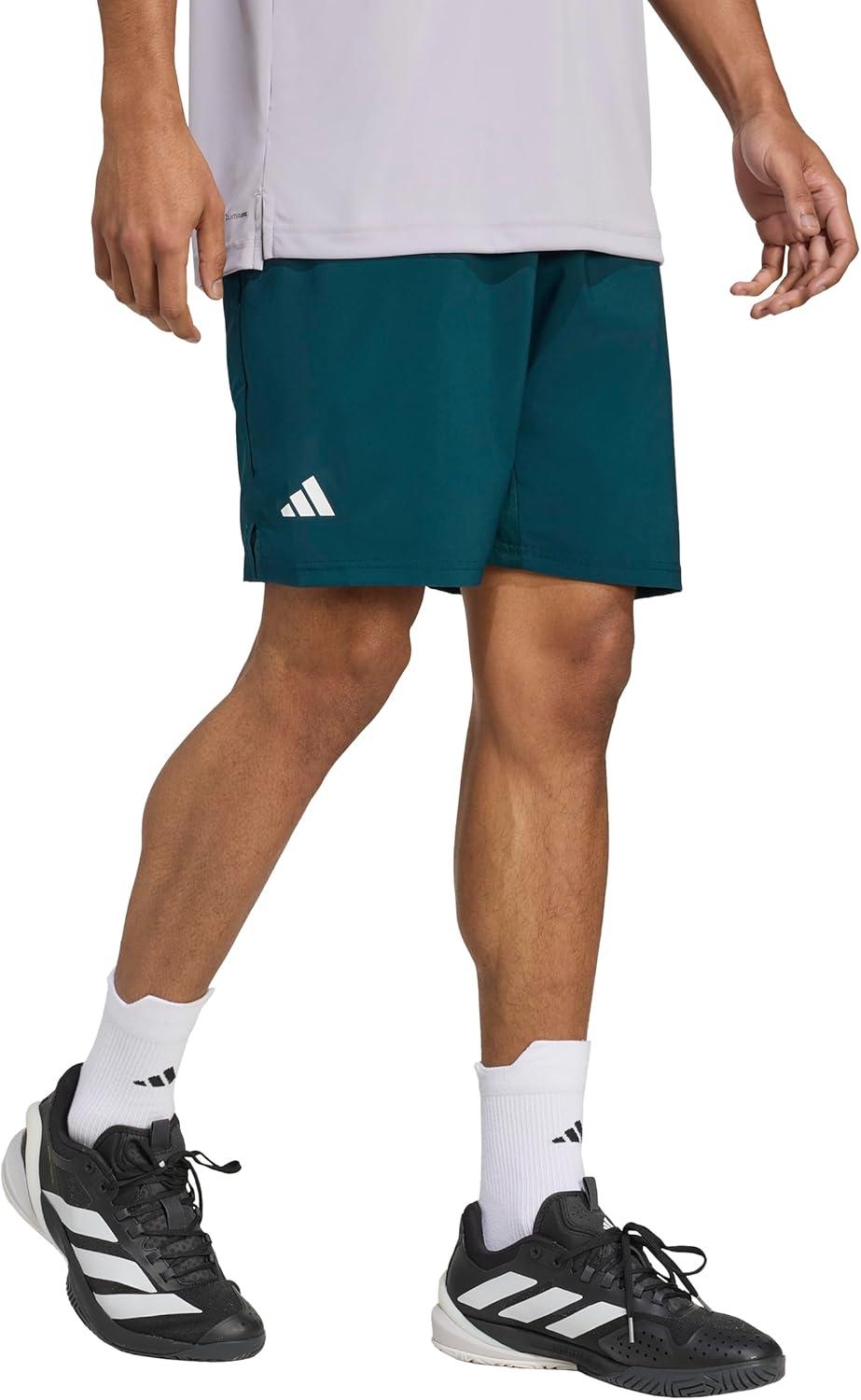 imageadidas Mens Club Tennis Climacool 3Stripes ShortsAurora Ivy