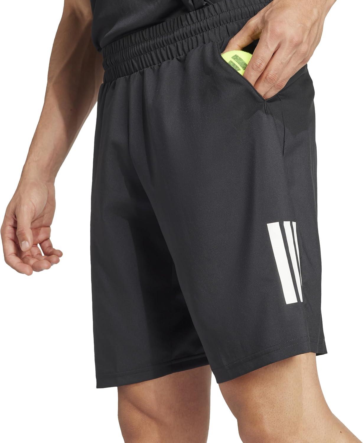 imageadidas Mens Club Tennis Climacool 3Stripes ShortsBlack
