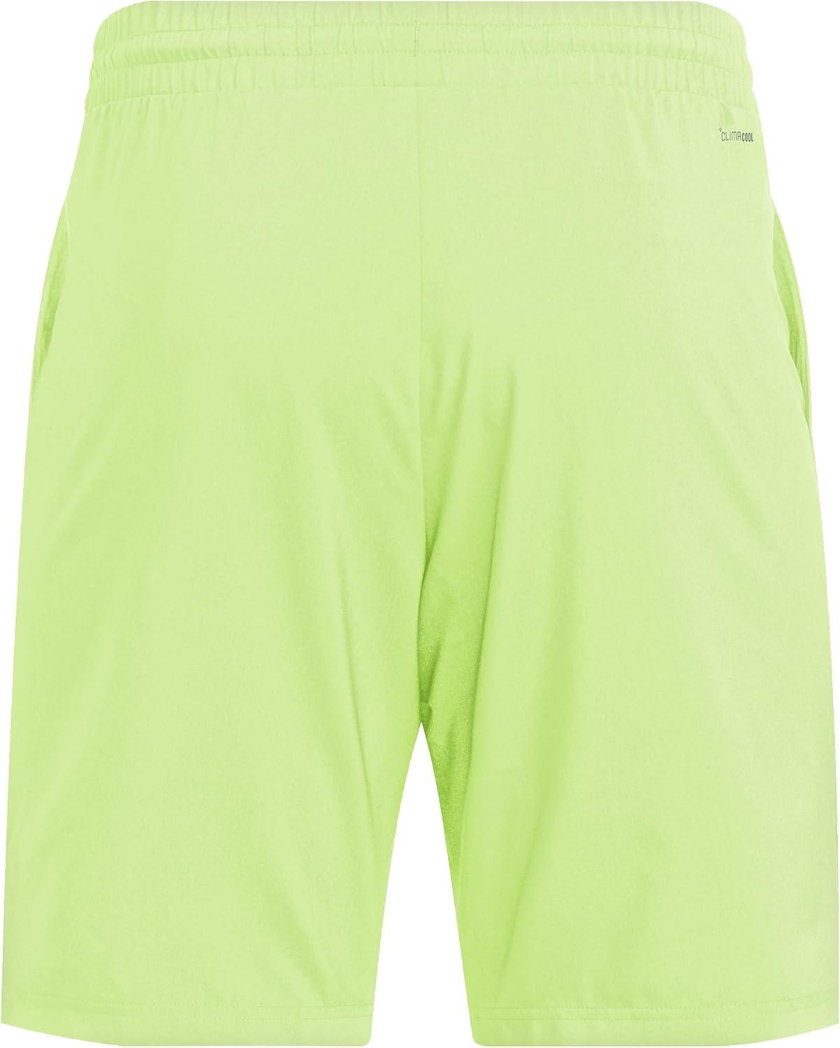 imageadidas Mens Club Tennis Climacool 3Stripes ShortsLucid Lemon