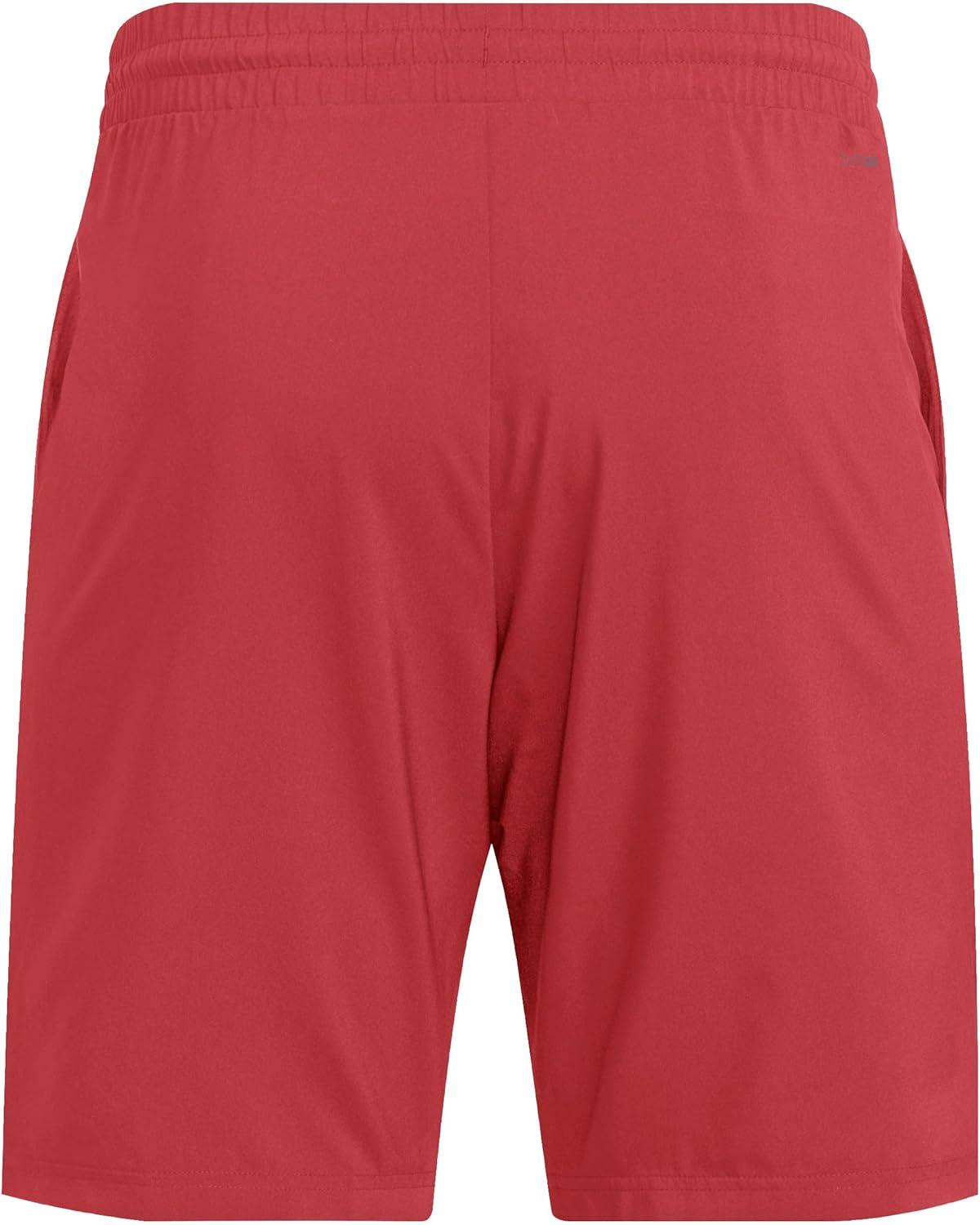 imageadidas Mens Club Tennis Climacool 3Stripes ShortsSemi Lucid Red