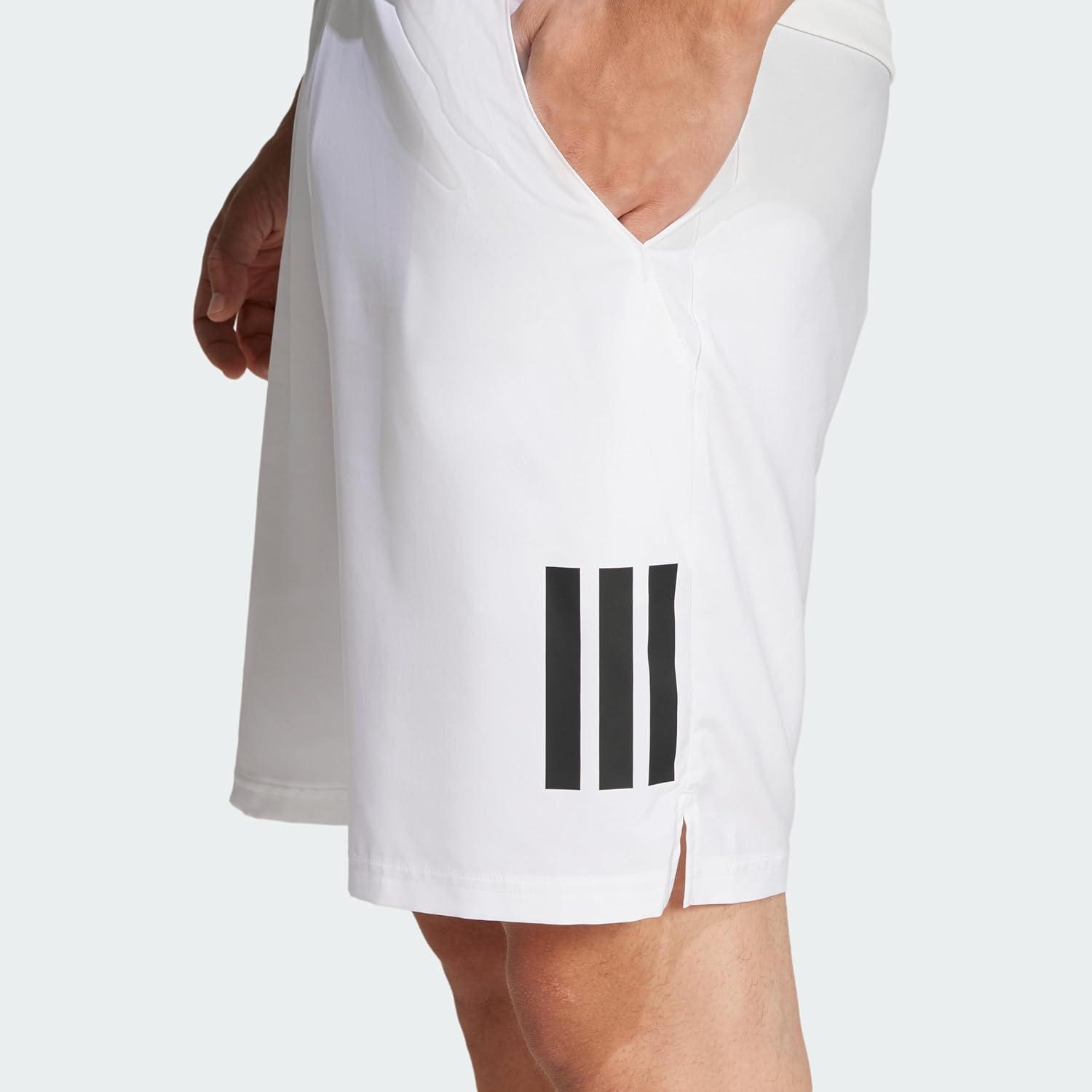 imageadidas Mens Club Tennis Climacool 3Stripes ShortsWhite
