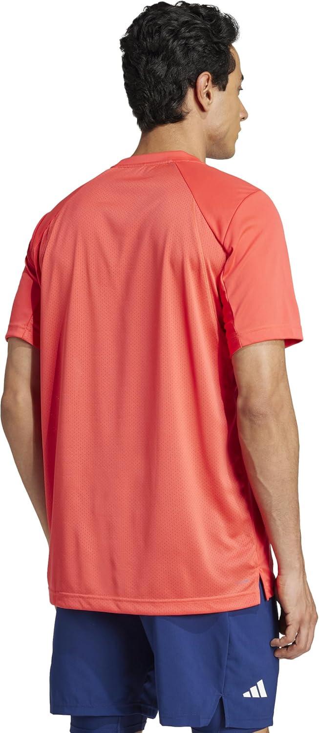 imageadidas Mens Club Tennis Climacool TShirtSemi Lucid Red
