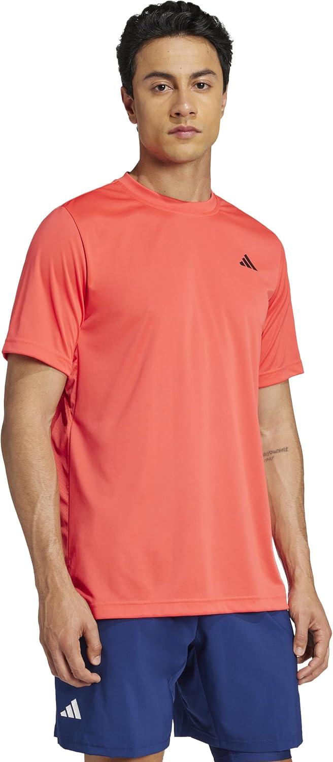 imageadidas Mens Club Tennis Climacool TShirtSemi Lucid Red