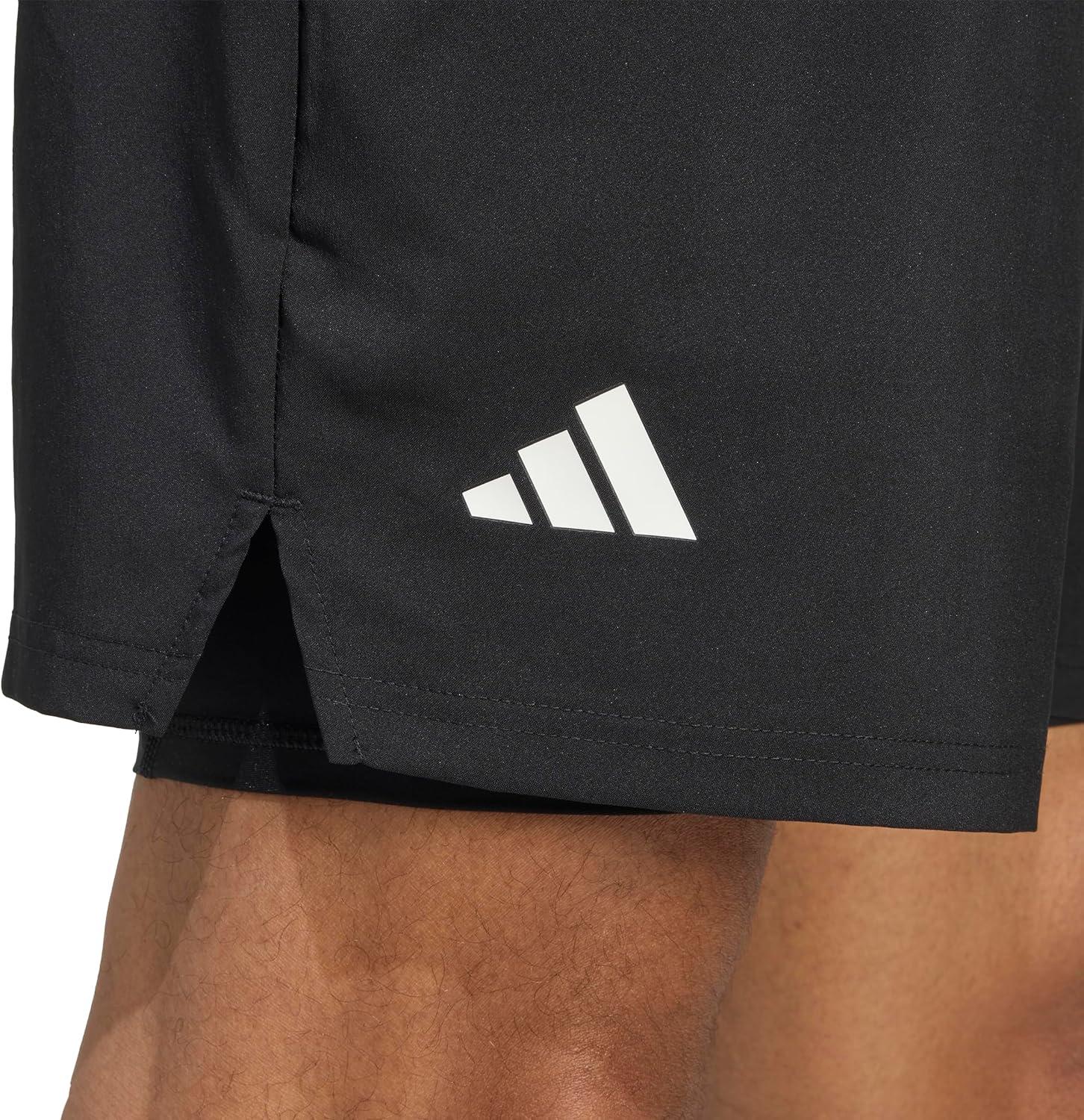 imageadidas Mens Club Tennis Climacool TwoinOne Shorts Black Medium