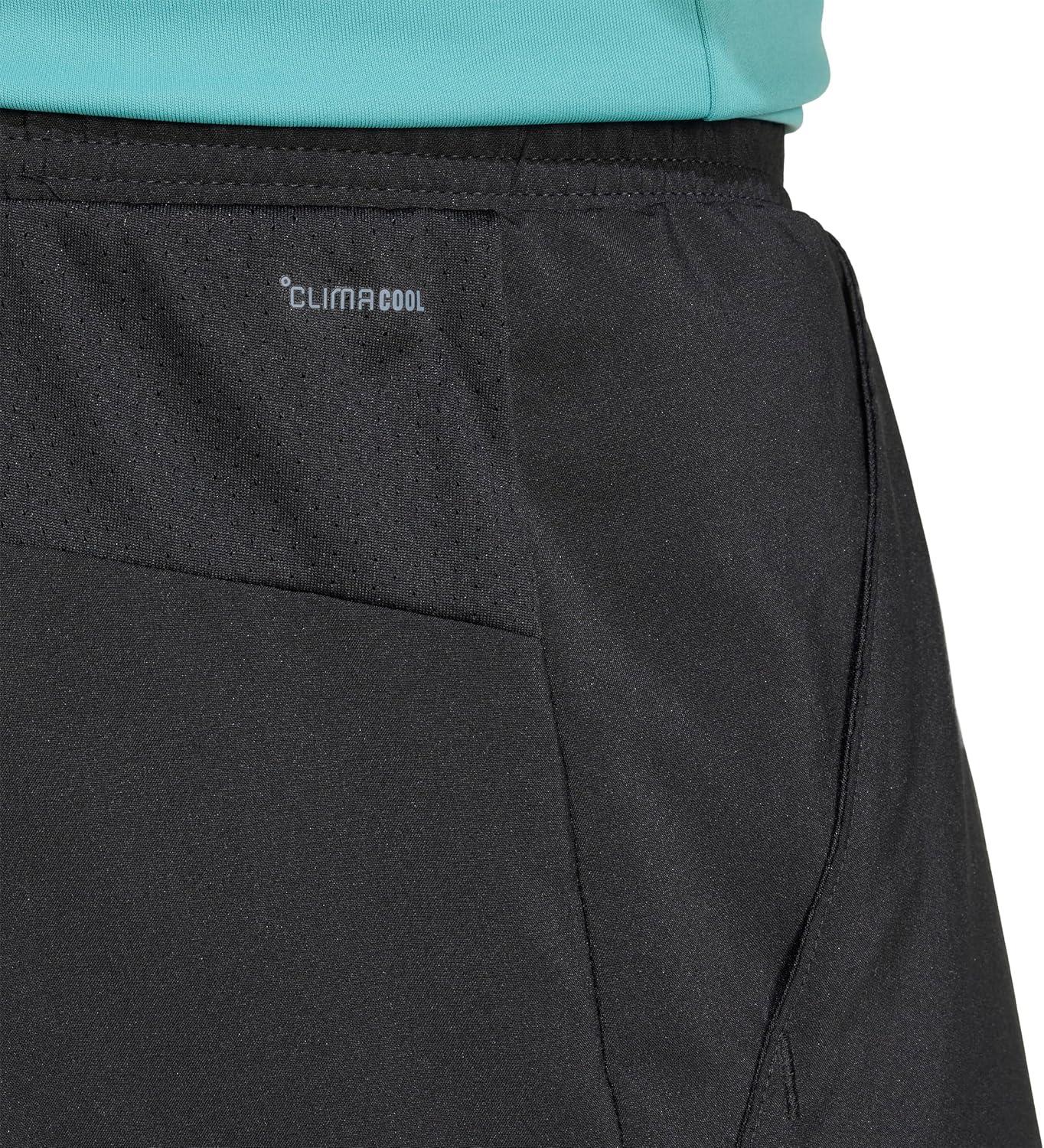 imageadidas Mens Club Tennis Climacool TwoinOne Shorts Black Medium