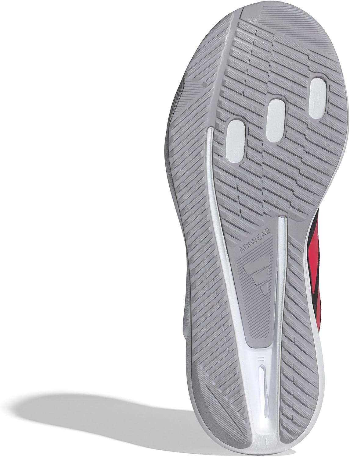 imageadidas Mens Duramo SL 2 Running SneakerBlackLucid RedHalo Silver