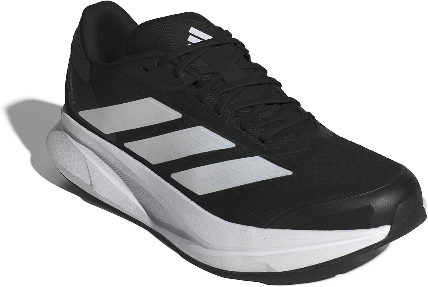 imageadidas Mens Duramo SL 2 Running SneakerBlackWhiteGrey