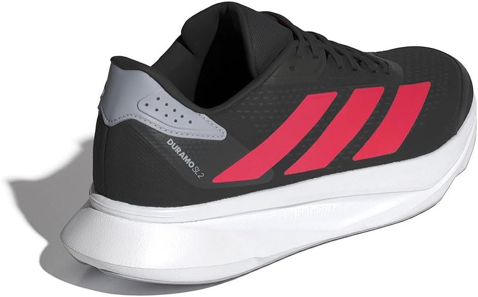 imageadidas Mens Duramo SL 2 Running SneakerCore Black Lucid Red Halo Silver