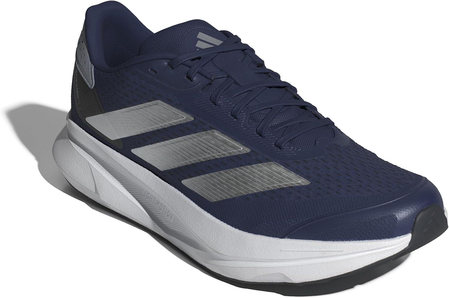 imageadidas Mens Duramo SL 2 Running SneakerDark BlueSilver MetallicHalo Silver