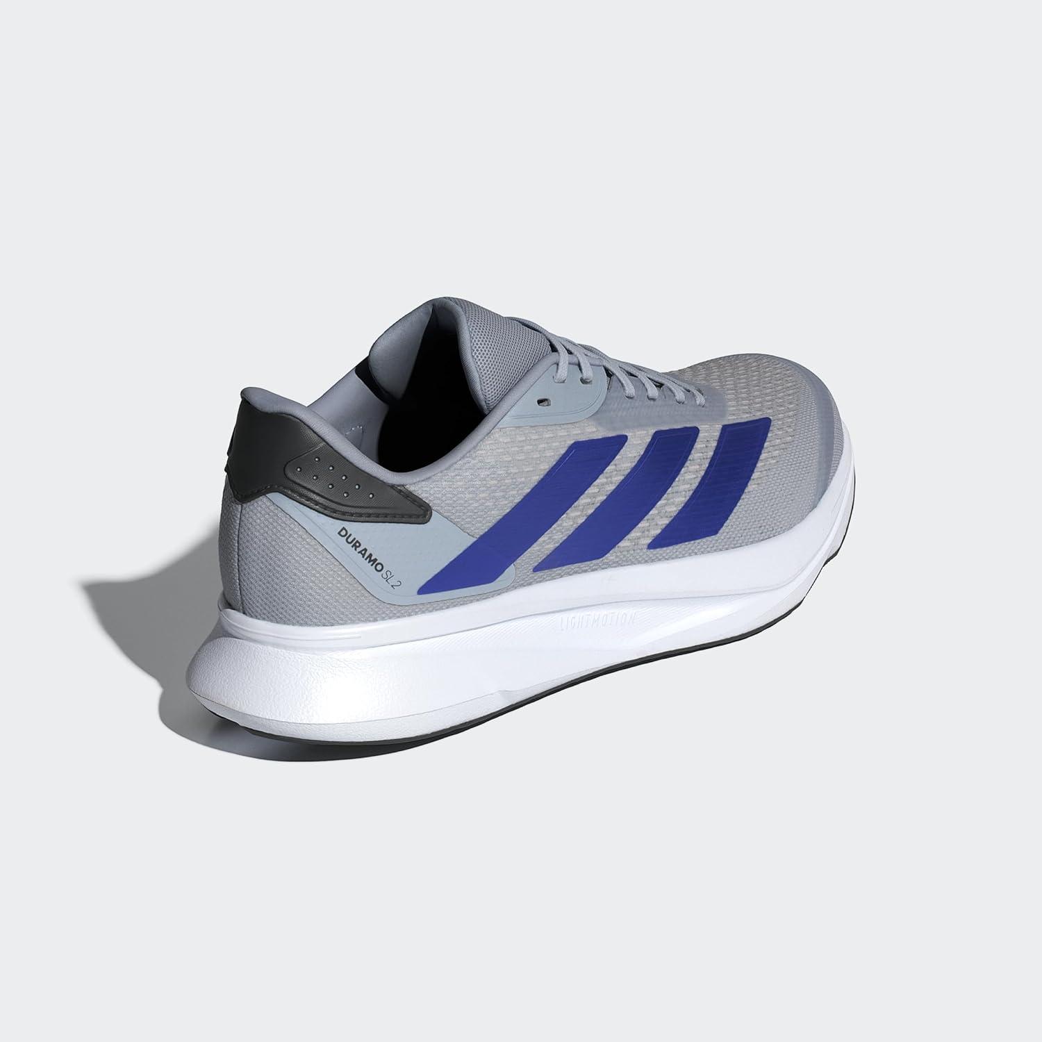imageadidas Mens Duramo SL 2 Running SneakerHalo Silver Lucid Blue Grey Two