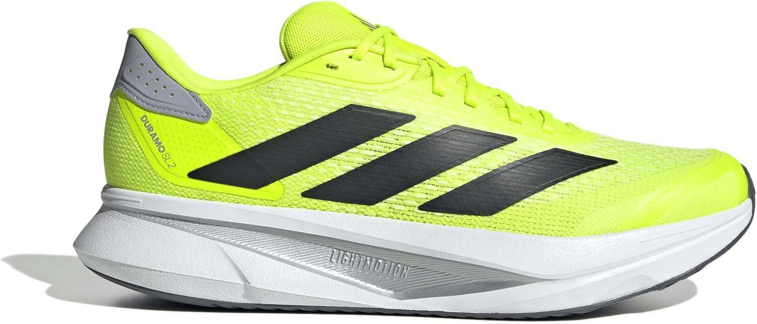 imageadidas Mens Duramo SL 2 Running SneakerLucid Lemon Core Black Halo Silver