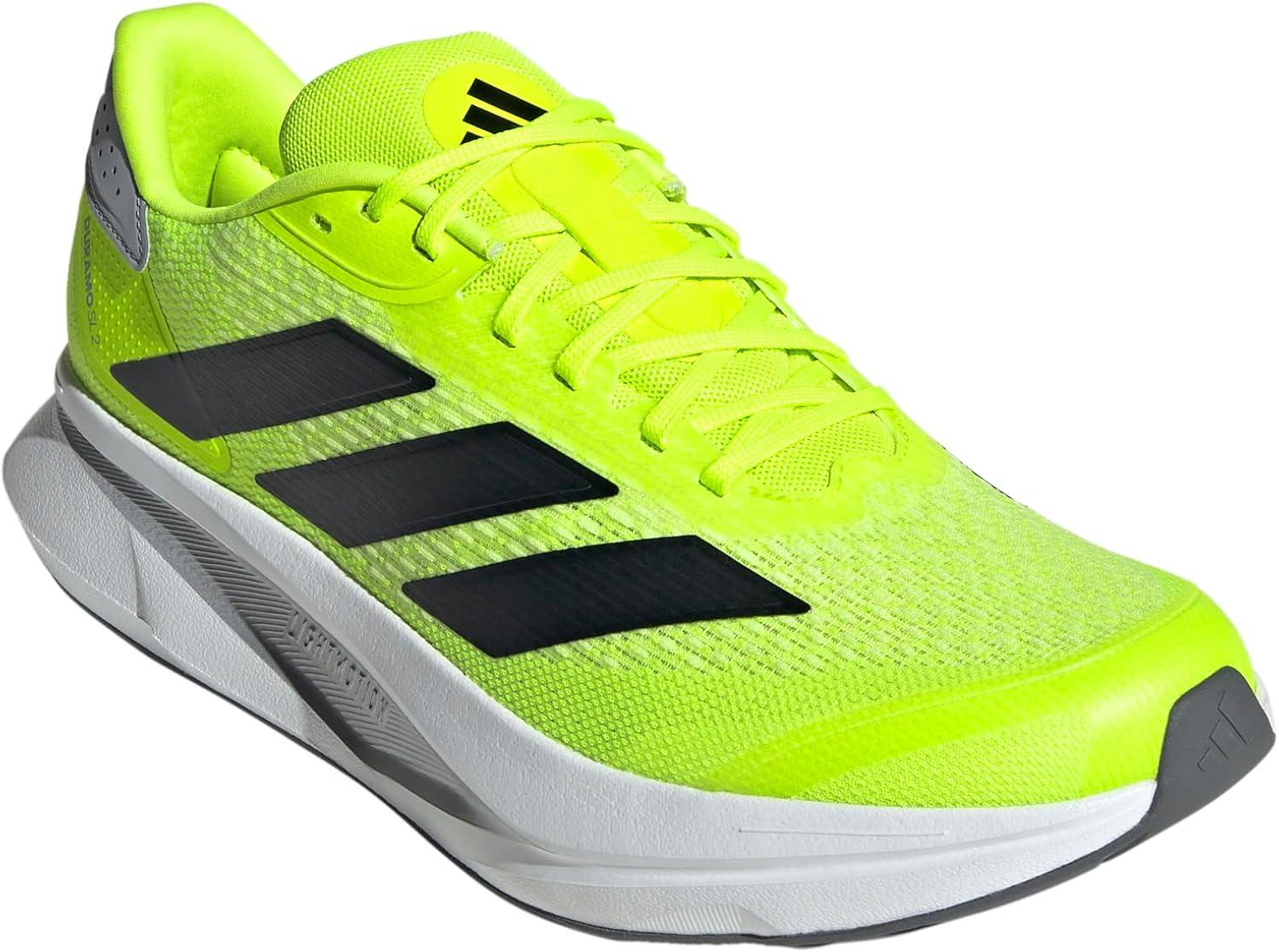 imageadidas Mens Duramo SL 2 Running SneakerLucid LemonBlackHalo Silver