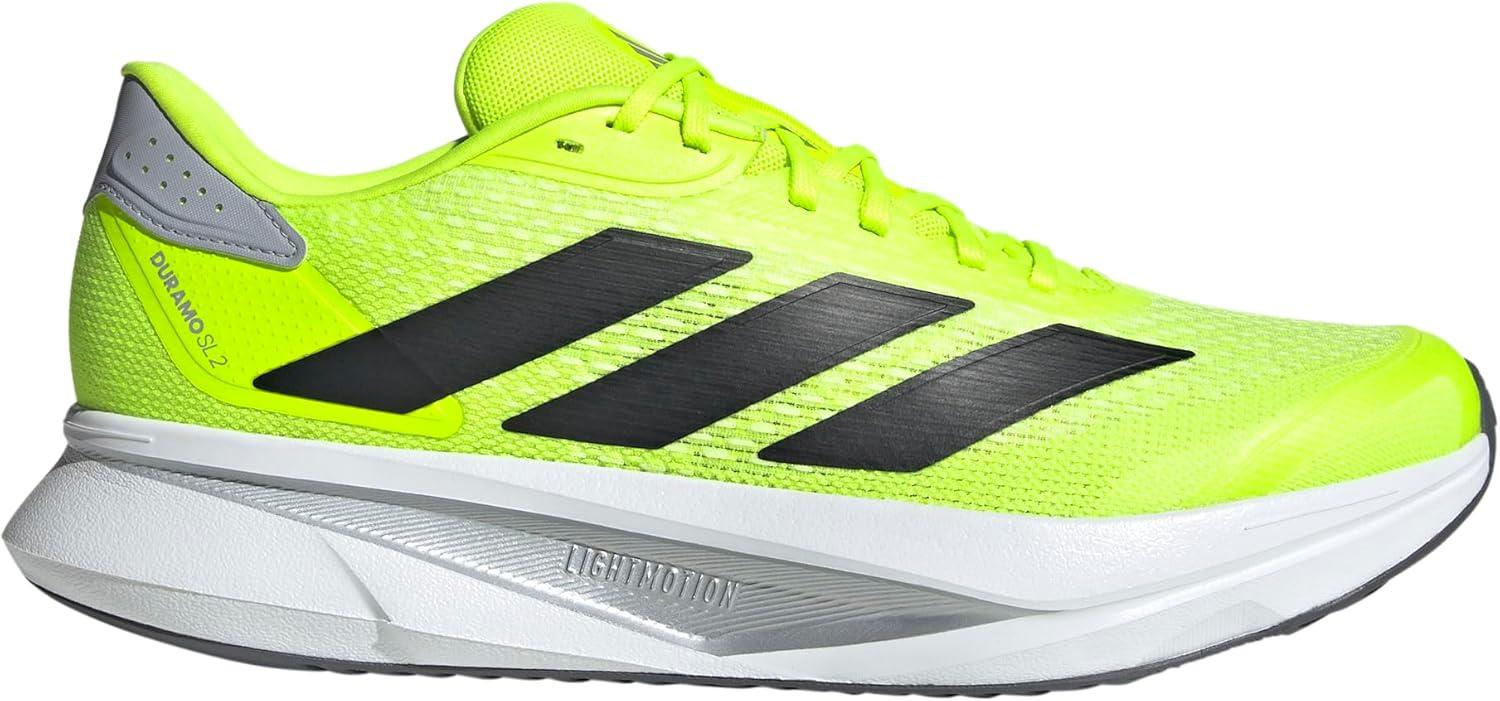 imageadidas Mens Duramo SL 2 Running SneakerLucid LemonBlackHalo Silver