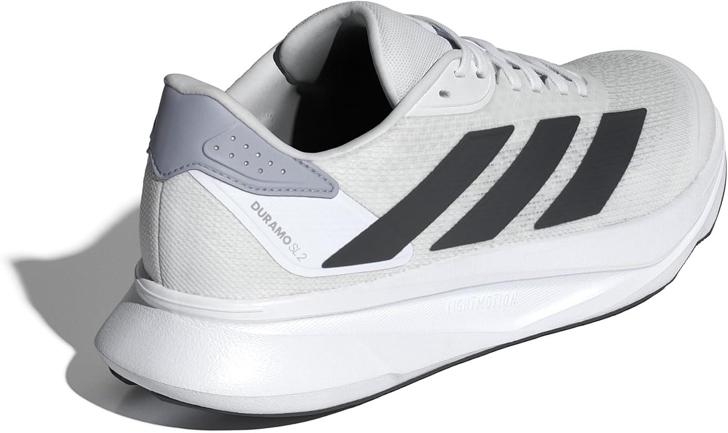 imageadidas Mens Duramo SL 2 Running SneakerWhiteBlackHalo Silver