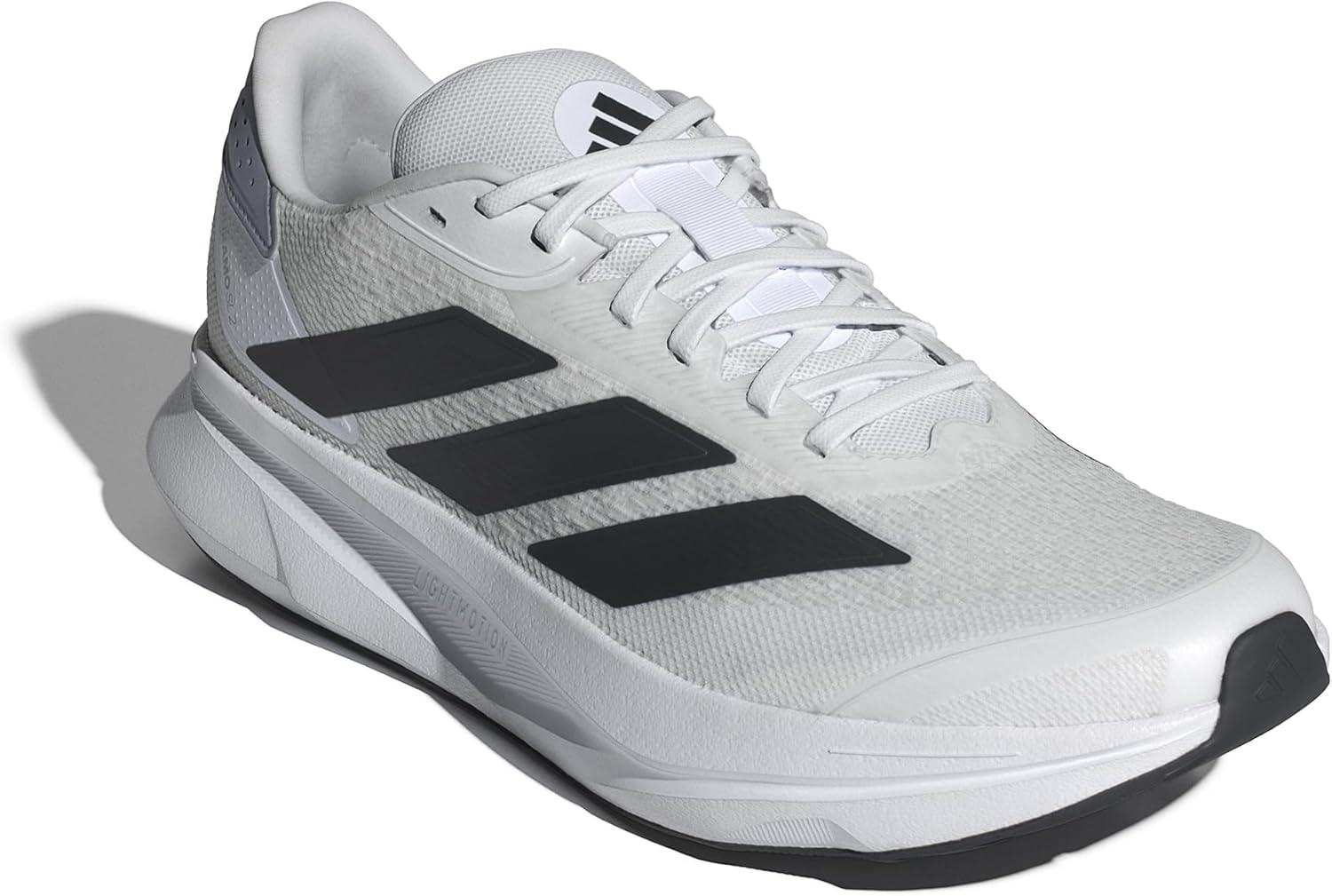imageadidas Mens Duramo SL 2 Running SneakerWhiteBlackHalo Silver